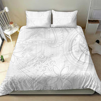 Tapu Fanau Ia Niue Bedding Set Happy White Sunday Unique Hiapo - Polynesian Pride