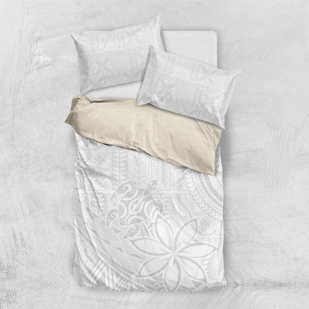Tapu Fanau Ia Niue Bedding Set Happy White Sunday Unique Hiapo - Polynesian Pride