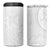 Tapu Fanau Ia Niue 4 in 1 Can Cooler Tumbler Happy White Sunday Unique Hiapo - Polynesian Pride