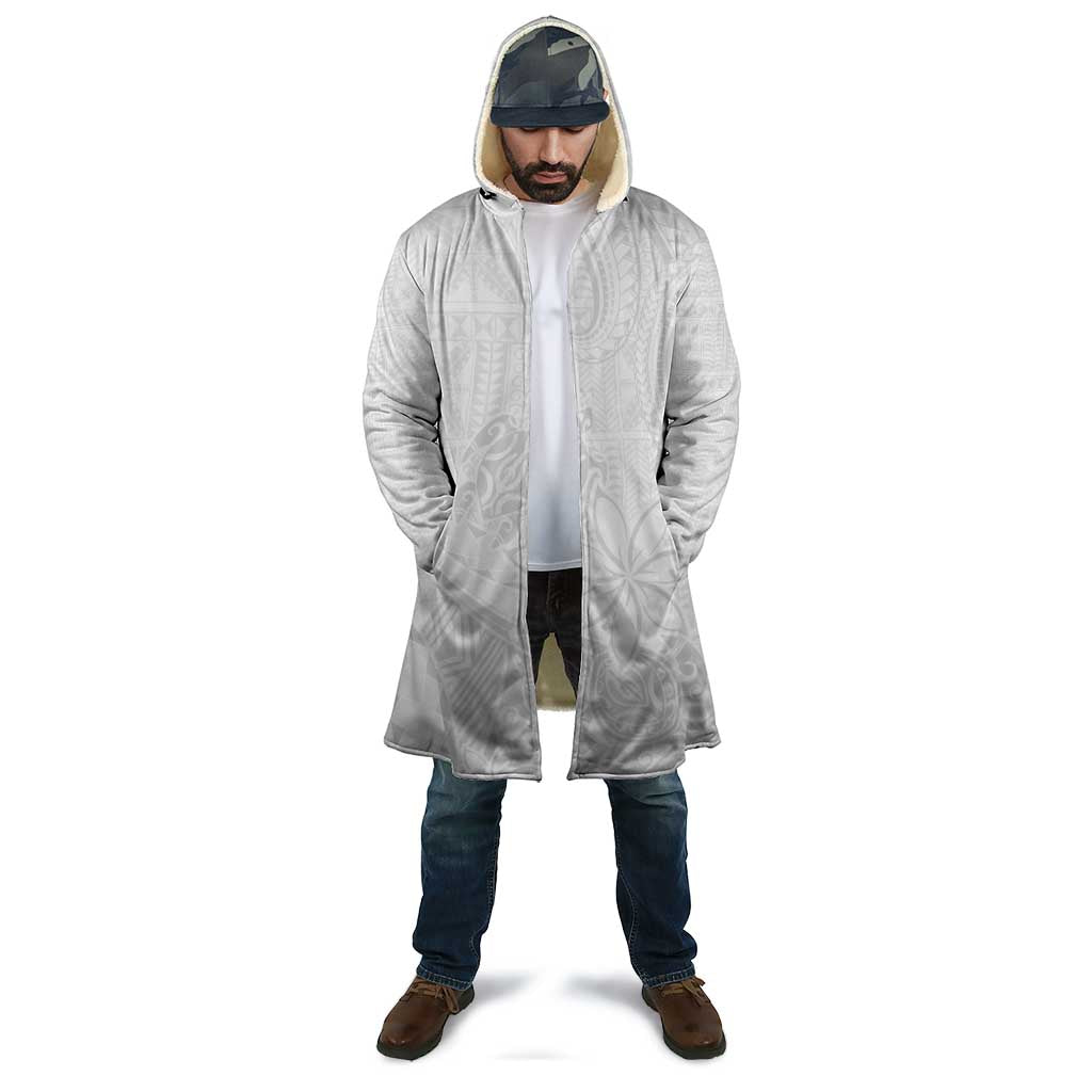 Tapu Fanau Ia Niue Cloak Happy White Sunday Unique Hiapo - Polynesian Pride