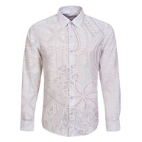 Tapu Fanau Ia Niue Family Matching Off Shoulder Maxi Dress and Hawaiian Shirt Happy White Sunday Unique Hiapo - Polynesian Pride