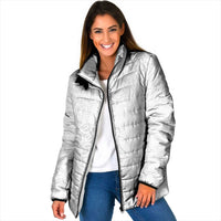 Tapu Fanau Ia Niue Padded Jacket Happy White Sunday Unique Hiapo - Polynesian Pride