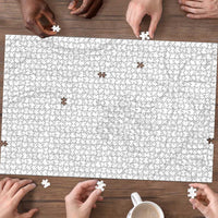 Tapu Fanau Ia Niue Puzzle Happy White Sunday Unique Hiapo - Polynesian Pride