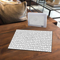 Tapu Fanau Ia Niue Puzzle Happy White Sunday Unique Hiapo - Polynesian Pride