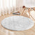 Tapu Fanau Ia Niue Round Carpet Happy White Sunday Unique Hiapo - Polynesian Pride