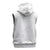 Tapu Fanau Ia Niue Sleeveless Zip Hoodie Happy White Sunday Unique Hiapo - Polynesian Pride