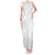Tapu Fanau Ia Niue Tank Maxi Dress Happy White Sunday Unique Hiapo - Polynesian Pride