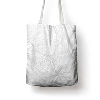 Tapu Fanau Ia Niue Tote Bag Happy White Sunday Unique Hiapo - Polynesian Pride