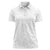 Tapu Fanau Ia Niue Women Polo Shirt Happy White Sunday Unique Hiapo - Polynesian Pride