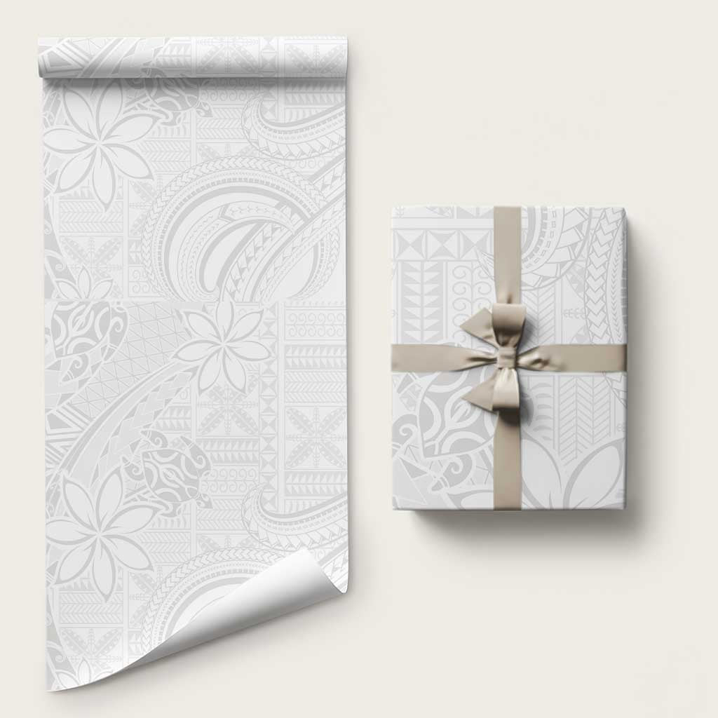 Tapu Fanau Ia Niue Wrapping Paper Happy White Sunday Unique Hiapo - Polynesian Pride