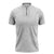 Tapu Fanau Ia Niue Zipper Polo Shirt Happy White Sunday Unique Hiapo - Polynesian Pride