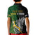 Personalised New Zealand and South Africa Rugby Kid Polo Shirt 2023 World Cup Final All Black Springboks Together LT14 - Polynesian Pride