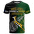Personalised New Zealand and South Africa Rugby T Shirt 2023 World Cup Final All Black Springboks Together LT14 Black - Polynesian Pride