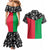 Vanuatu Cowboy Couples Matching Mermaid Dress and Hawaiian Shirt Cowboy Symbols Split Stylized - Polynesian Pride