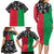 Vanuatu Cowboy Family Matching Long Sleeve Bodycon Dress and Hawaiian Shirt Cowboy Symbols Split Stylized - Polynesian Pride