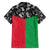 Vanuatu Cowboy Family Matching Short Sleeve Bodycon Dress and Hawaiian Shirt Cowboy Symbols Split Stylized - Polynesian Pride