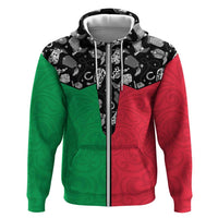 Vanuatu Cowboy Hoodie Cowboy Symbols Split Stylized - Polynesian Pride