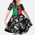 Vanuatu Cowboy Kid Short Sleeve Dress Cowboy Symbols Split Stylized - Polynesian Pride