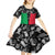 Vanuatu Cowboy Kid Short Sleeve Dress Cowboy Symbols Split Stylized - Polynesian Pride