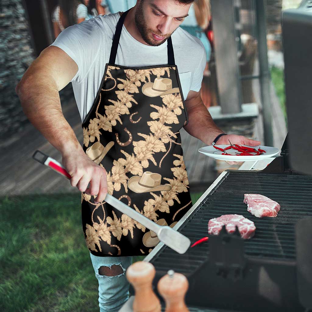 Vanuatu Cowboy Apron Seamless Straw Hats Hibiscus - Polynesian Pride