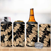 Vanuatu Cowboy 4 in 1 Can Cooler Tumbler Seamless Straw Hats Hibiscus - Polynesian Pride