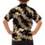 Vanuatu Cowboy Family Matching Off Shoulder Maxi Dress and Hawaiian Shirt Seamless Straw Hats Hibiscus - Polynesian Pride