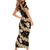 Vanuatu Cowboy Family Matching Short Sleeve Bodycon Dress and Hawaiian Shirt Seamless Straw Hats Hibiscus - Polynesian Pride