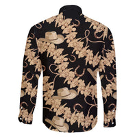 Vanuatu Cowboy Family Matching Summer Maxi Dress and Hawaiian Shirt Seamless Straw Hats Hibiscus - Polynesian Pride