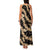 Vanuatu Cowboy Family Matching Tank Maxi Dress and Hawaiian Shirt Seamless Straw Hats Hibiscus - Polynesian Pride