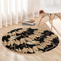 Vanuatu Cowboy Round Carpet Seamless Straw Hats Hibiscus - Polynesian Pride