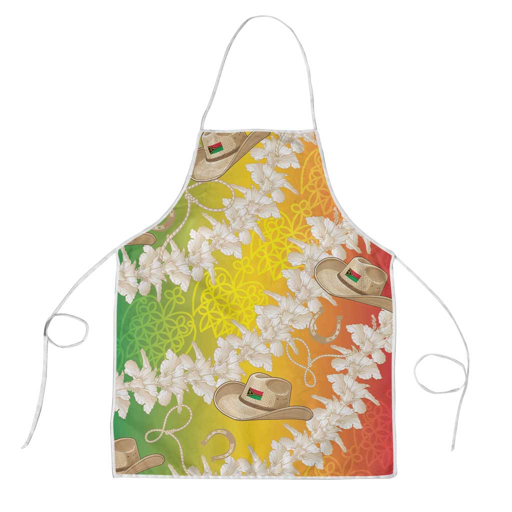 Vanuatu Cowboy Apron Straw Hats Hibiscus With Sand Drawing - Polynesian Pride