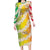 Vanuatu Cowboy Family Matching Long Sleeve Bodycon Dress and Hawaiian Shirt Straw Hats Hibiscus With Sand Drawing - Polynesian Pride