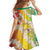 Vanuatu Cowboy Family Matching Off Shoulder Maxi Dress and Hawaiian Shirt Straw Hats Hibiscus With Sand Drawing - Polynesian Pride
