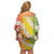 Vanuatu Cowboy Family Matching Off Shoulder Short Dress and Hawaiian Shirt Straw Hats Hibiscus With Sand Drawing - Polynesian Pride