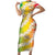 Vanuatu Cowboy Family Matching Short Sleeve Bodycon Dress and Hawaiian Shirt Straw Hats Hibiscus With Sand Drawing - Polynesian Pride