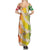 Vanuatu Cowboy Family Matching Summer Maxi Dress and Hawaiian Shirt Straw Hats Hibiscus With Sand Drawing - Polynesian Pride