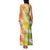Vanuatu Cowboy Family Matching Tank Maxi Dress and Hawaiian Shirt Straw Hats Hibiscus With Sand Drawing - Polynesian Pride