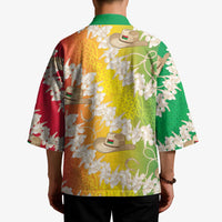 Vanuatu Cowboy Kimono Straw Hats Hibiscus With Sand Drawing - Polynesian Pride