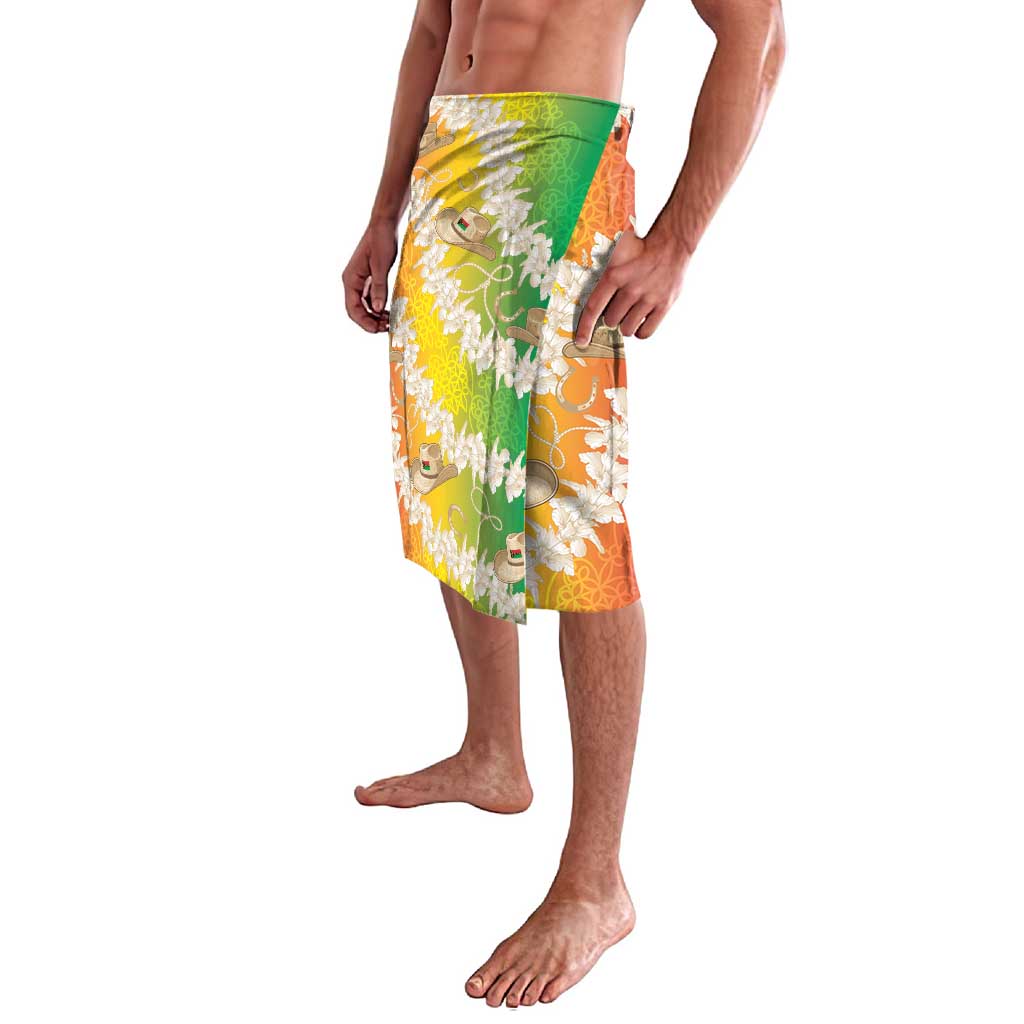 Vanuatu Cowboy Lavalava Straw Hats Hibiscus With Sand Drawing LT14 - Polynesian Pride