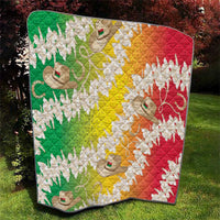 Vanuatu Cowboy Quilt Straw Hats Hibiscus With Sand Drawing LT14 - Polynesian Pride