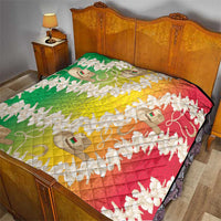Vanuatu Cowboy Quilt Straw Hats Hibiscus With Sand Drawing LT14 - Polynesian Pride