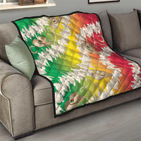 Vanuatu Cowboy Quilt Straw Hats Hibiscus With Sand Drawing LT14 - Polynesian Pride