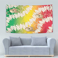 Vanuatu Cowboy Tapestry Straw Hats Hibiscus With Sand Drawing LT14 - Polynesian Pride