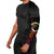 Vanuatu Boar Cowboy Arm Sleeves Tusk Gradient Polynesian Pattern - Polynesian Pride