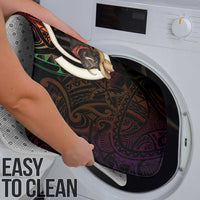 Vanuatu Boar Cowboy Bathroom Set Tusk Gradient Polynesian Pattern - Polynesian Pride