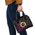 Vanuatu Boar Cowboy Shoulder Handbag Tusk Gradient Polynesian Pattern - Polynesian Pride