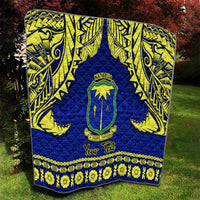 Personalised Fiji Natabua High School Quilt Fijian Tapa Pattern LT14 - Polynesian Pride
