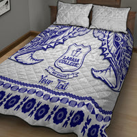 Personalised Fiji Labasa College Quilt Bed Set Fijian Tapa Pattern LT14 - Polynesian Pride