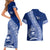 Personalised Fiji Queen Victoria School Couples Matching Short Sleeve Bodycon Dress and Hawaiian Shirt Fijian Tapa Pattern LT14 - Polynesian Pride