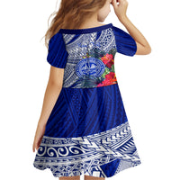 Personalised Samoana High School Family Matching Tank Maxi Dress and Hawaiian Shirt American Samoa Schools Polynesian Tropical Flowers LT14 - Polynesian Pride